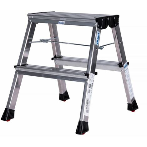 Krause 130037 taburete plegable aluminio negro 45 cm (1/5)