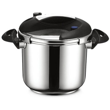Maestro MR-2901 Olla a presión 6 litros plata y negra