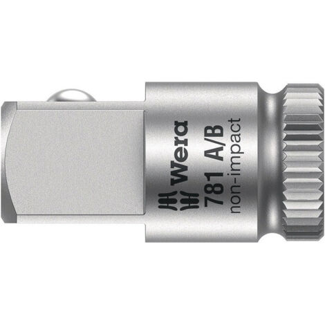 Wera 781 A/B Adaptador cromado para llaves y vasos