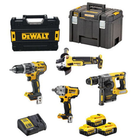 DeWalt Set DCD796 DCF894 DCG405 DCH273 Negro (1/5)