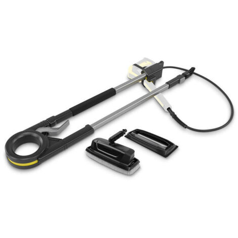 Kärcher Lanza telescópica TLA 4 para limpiar superficies de hasta 5 metros de altura, compatible con las hidrolimpiadoras K2 a K7 de Kärcher , incluye accesorio para limpieza de fachadas y cristales