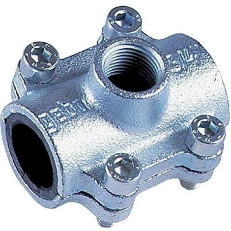 Abrazadera de montaje Gebo ANB de 1/2" x 1/2" para tubos de acero