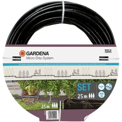GARDENA Riego por goteo para setos y arbustos 25 m de fácil instalación (13502-20) (1/5)