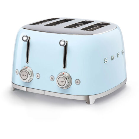 Tostadora retro azul Smeg TSF03PBEU 4 rebanadas