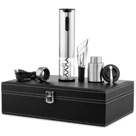 Ufesa Set accesorios vino sacacorchos eléctrico inox (1/5)