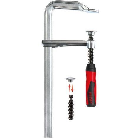 Bessey GZ30-2K sargento de tornillo todo acero plata 300 mm