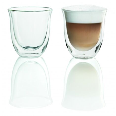 Juego de 2 Tazas de Café DeLonghi 5513214601 Transparente 2 Piezas