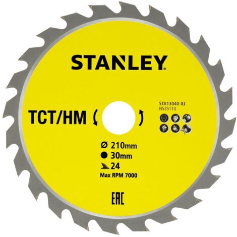 Stanley STA13040 hoja de sierra circular metálica 210 mm (1/5)