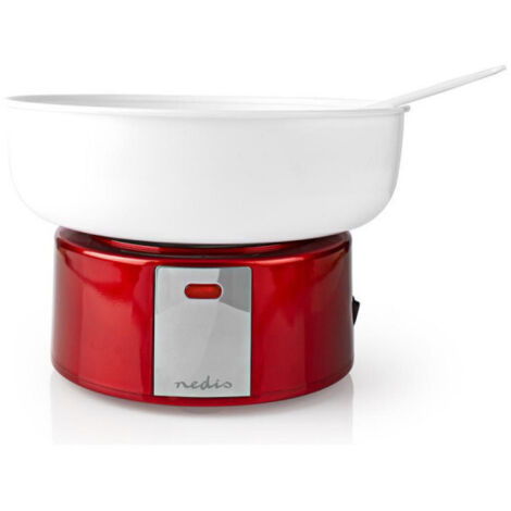 Nedis FCCM100FRD algodonera de azúcar Rojo, Blanco 500 W (1/5)