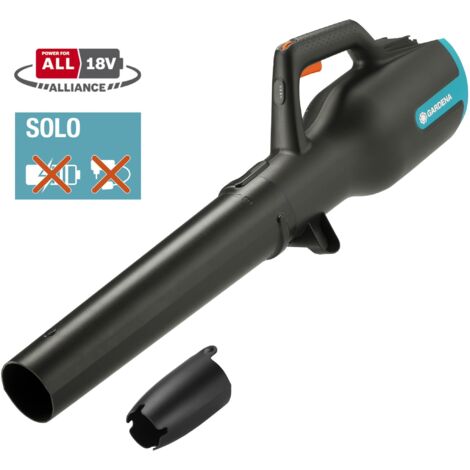 GARDENA Soplador Batería PowerJet 18V POWER FOR ALL cargador y batería no incluidos, para una limpieza rápida y eficaz de hojas en casa y en el jardín, velocidad de soplado de 100 km/h (14890-55) (1/5)
