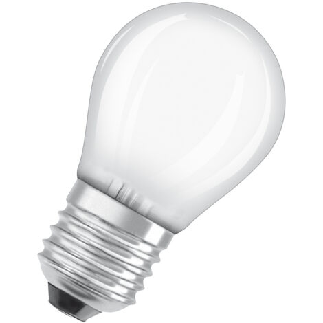Osram Bombilla LED Esférica 4W luz blanca cálida (1/4)