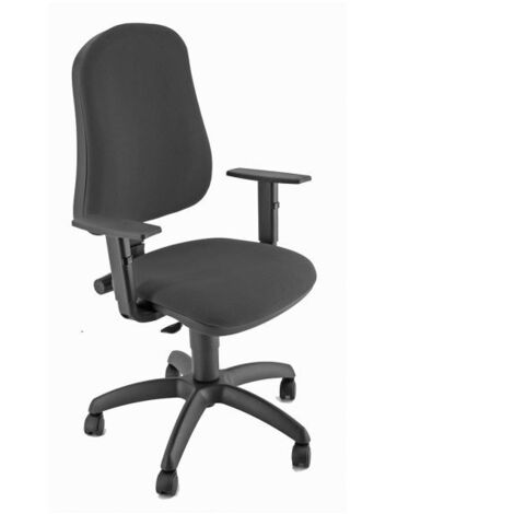 unisit Simple CP Silla de oficina negra ajustable (1/2)