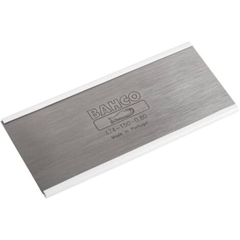 BAHCO BH474-125-0.80 RASQUETA CARPINTERO-0,80 125MM, SILVER/WHITE, 5.1 CM