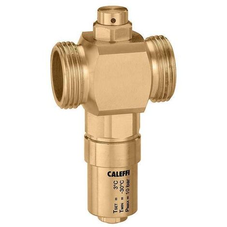 Válvula anticongelante con cuerpo de latón Caleffi 108 iStop®  1"