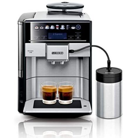 Siemens EQ 6 plus s700 máquina de café negro acero inoxidable (1/5)
