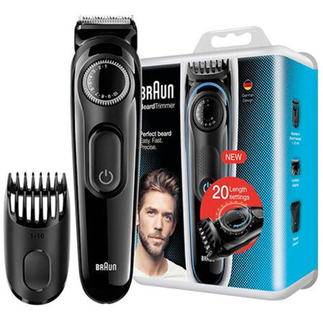Braun BT3000 cortabarbas negro ergonómico (1/5)