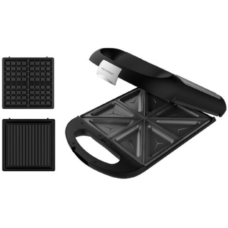 Cecotec Rock'nToast Family 3 en 1 negro 1500 W