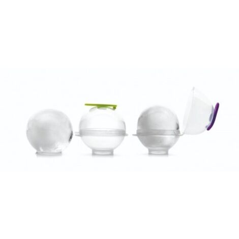 ibili Moldes para cubitos de hielo transparentes 5,5 cm - lote de 4