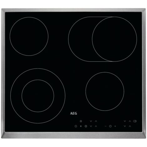 AEG Serie 3000 HK634060XB placa vitrocerámica negra 60 cm