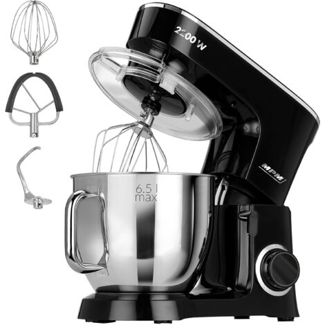 MPM MRK-19 robot de repostería negro e inox 6,5 L 2200 W (1/5)