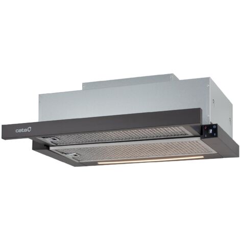 Cata TFH6630BK Campana Extractora de Cocina Negra Potente