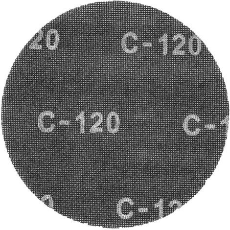 Grafito - Malla abrasiva K120 de 225 mm (10 uds.) para lijadoras jirafa
