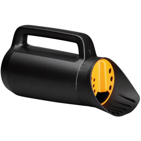 Fiskars Solid esparcidor negro y naranja 2 litros
