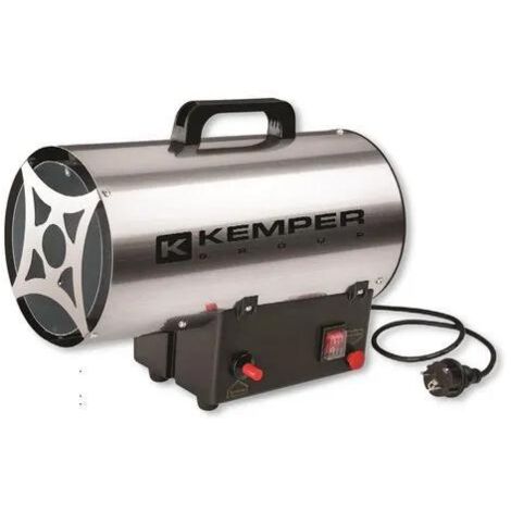 Kemper 65311 INOX Calefactor portátil de exterior acero inoxidable negro