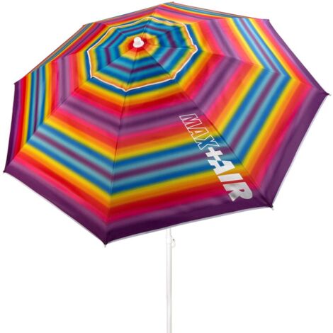 Parasol de playa Aktive multicolor diámetro 200 cm (1/5)