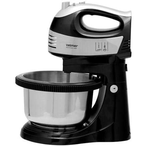 Zelmer ZHM2459BS - Batidora con bol, 700W, 5 velocidades (1/5)