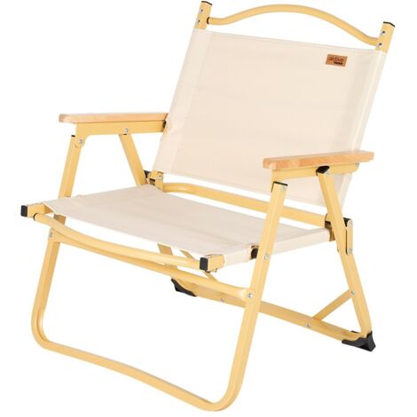 Aktive Glamping Silla plegable camping terracota aluminio
