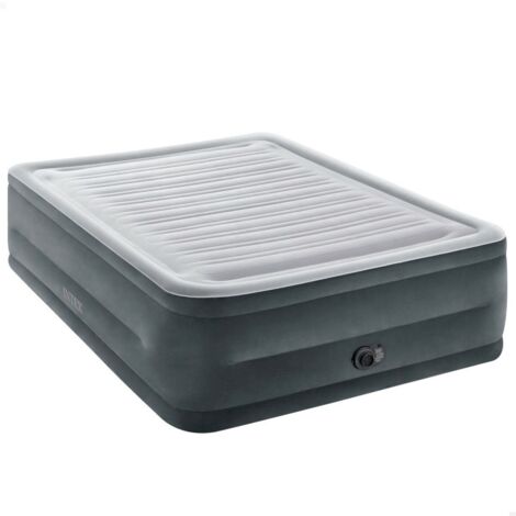 Intex Dura-Beam Deluxe Comfort-Plush Colchón Gris 152x203 cm