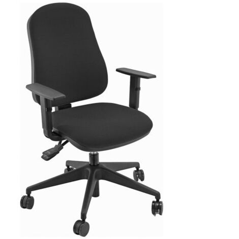 Unisit Simple SY Silla de Oficina Negra Confort Ergonomía (1/2)