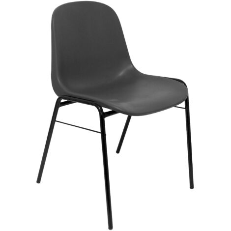 piqueras-y-crespo Conjunto de sillas ergonómicas gris (1/5)