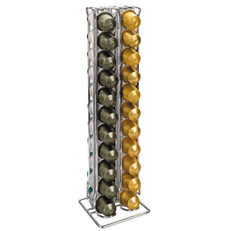 Ibili Fuji dispensador cápsulas acero inoxidable 44 uds