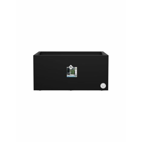 Maceta Elho Negro 59 x 30 x 29 cm Rectangular Moderno (1/4)