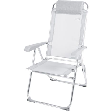 Silla Plegable Aktive Reclinable Gris 44 x 101 x 55 cm
