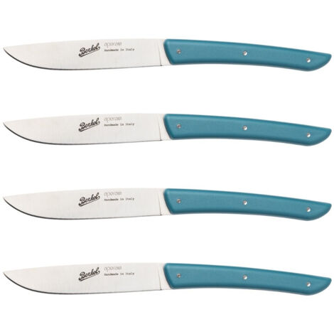 Berkel steak knife set 4-pcs. Color petrol blue (1/4)