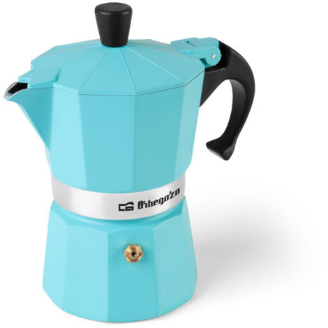 Orbegozo KFV 345 cafetera italiana azul 3 tazas (1/5)