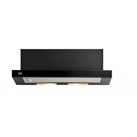 Beko CTB6250B campana Semintegrada (extraíble) Negro 420 m³/h E (1/4)