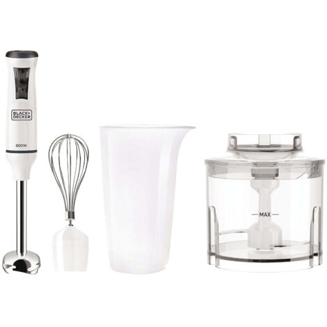 batidora de mano 600w blanca - bxhba600e - black+decker -