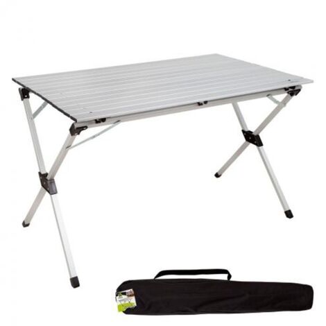 Aktive 8412842528413 Mesa de camping ultra ligera gris