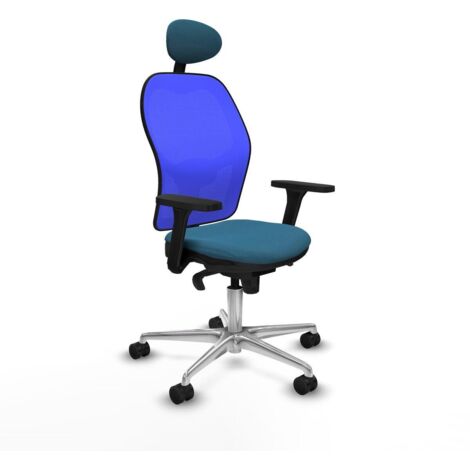 Piqueras y Crespo 3D086N1 Silla de oficina azul cómoda (1/3)