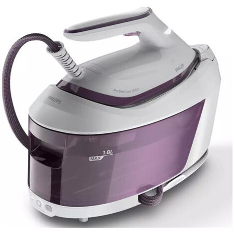 Philips 6000 Series PerfectCare Centro de Planchado Vapor Violeta Blanco