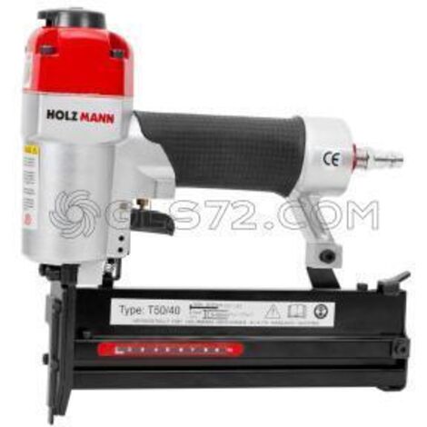 Clavadora y grapadora neumática Holzmann T5040 gris