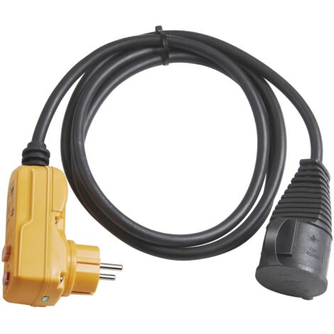 Cable adaptador de protección 2 m negro Brennenstuhl (1/2)