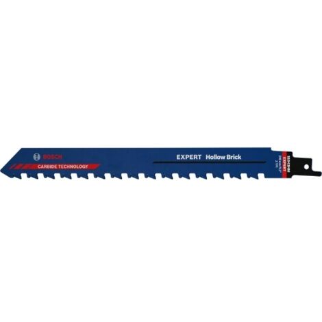 Hoja de sierra alternativa para ladrillos huecos Expert L.240mm B.23mm TPI 2 12.7mm 3 Unidades