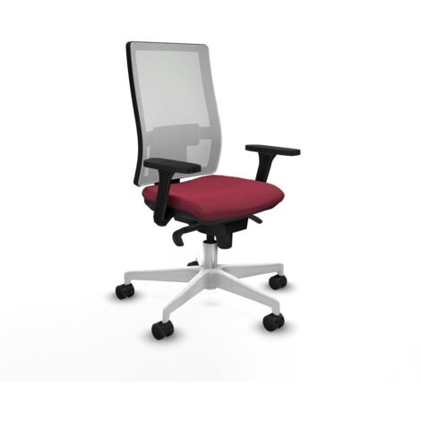 Piqueras y Crespo Horna Silla de oficina granate confortable (1/3)