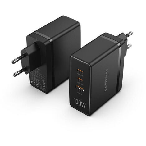 vention FEGB0-EU cargador de coche negro 100W rápido (1/2)