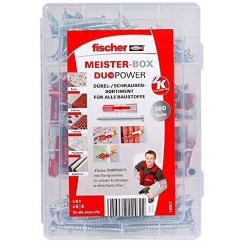 Tornillos Fischer MeisterBox DuoPower